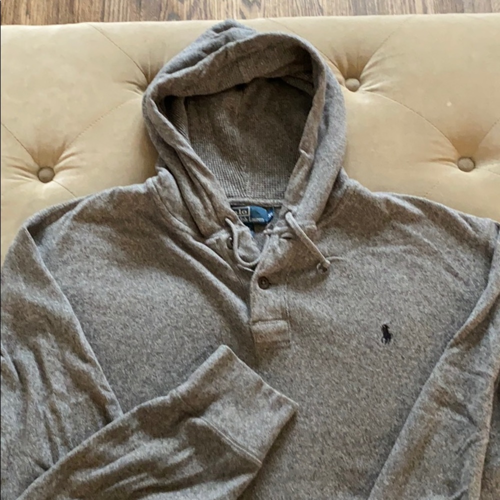 Polo Hooded Sweater/Sweatshirt